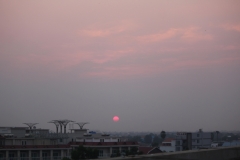 Rooftop sunset